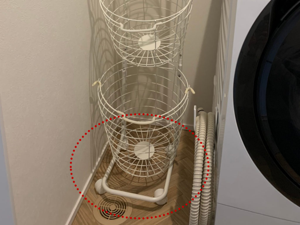 【縦型3段タイプ】ランドリーラック&バスケットを購入しました【MODERN DECO】